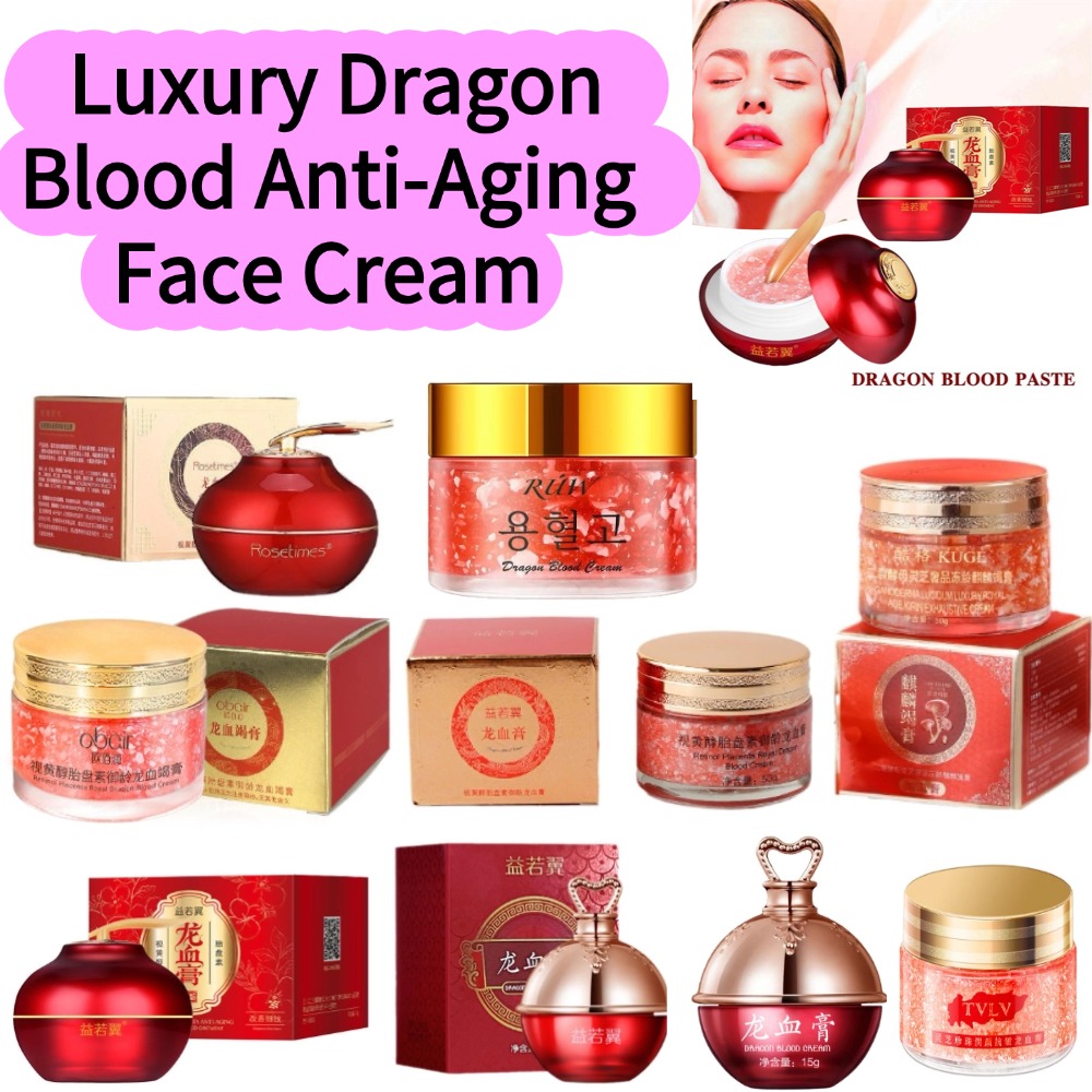 Luxury Skincare China - Krim Wajah Anti-Penuaan Mewah Dragon Blood