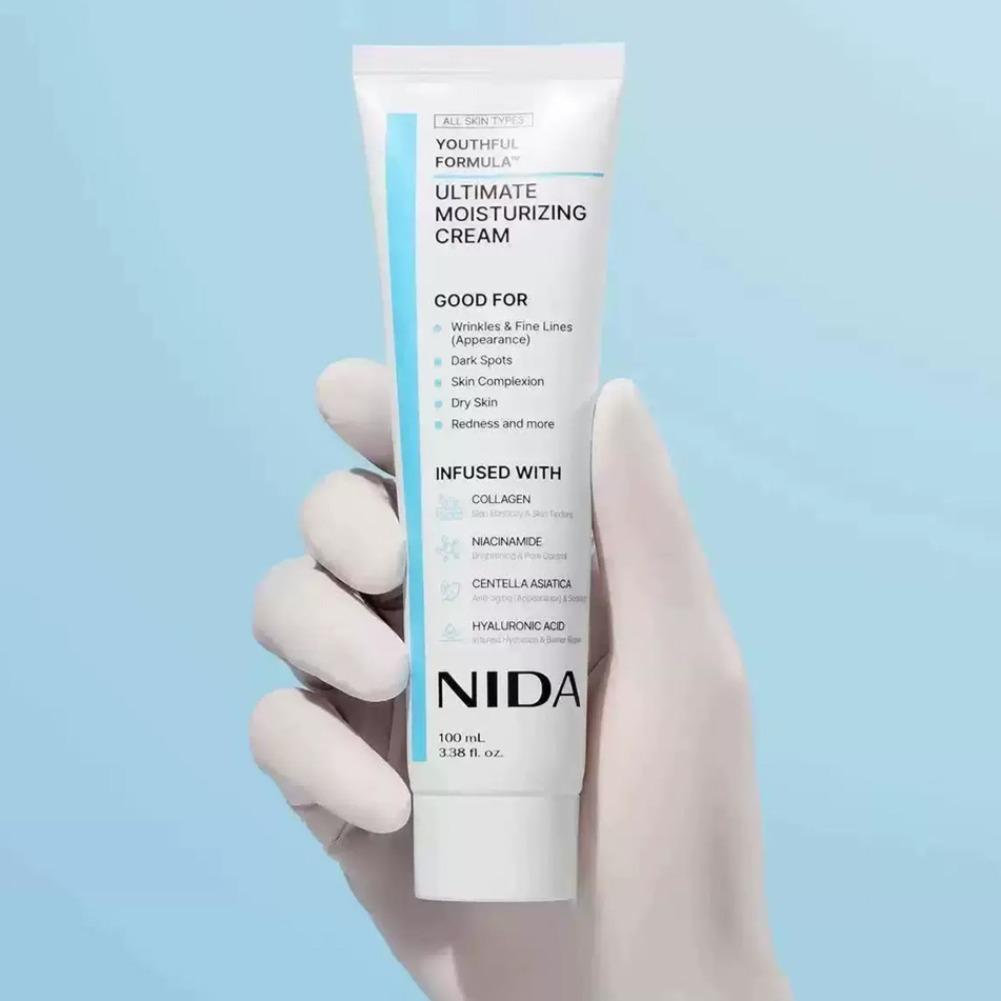 Krim Wajah Pelembap NIDA Kolag - Luxury Skincare Korea ulasan dan harga