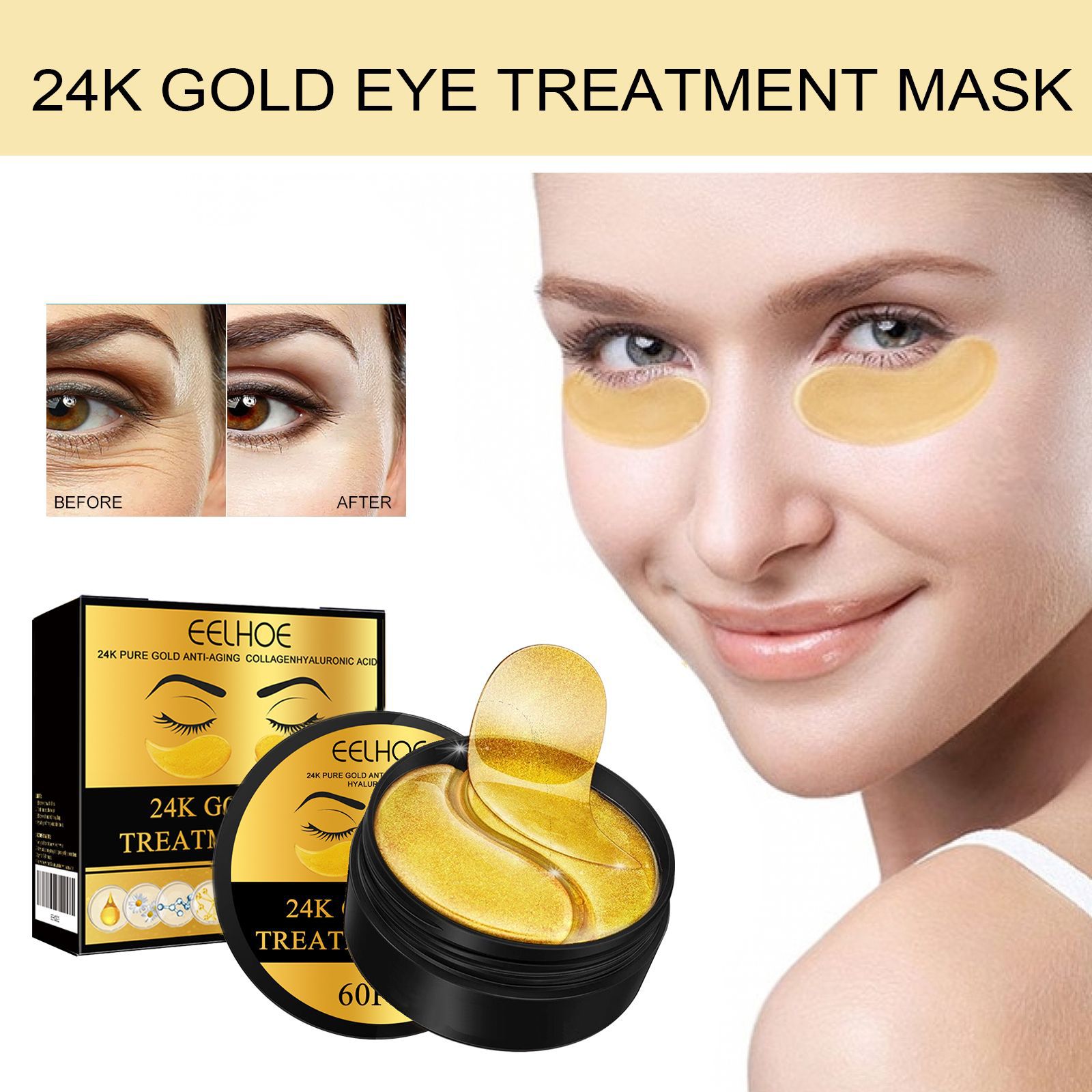 Masker Mata Mewah Berinfusi Em - Luxury Skincare Mask ulasan dan harga
