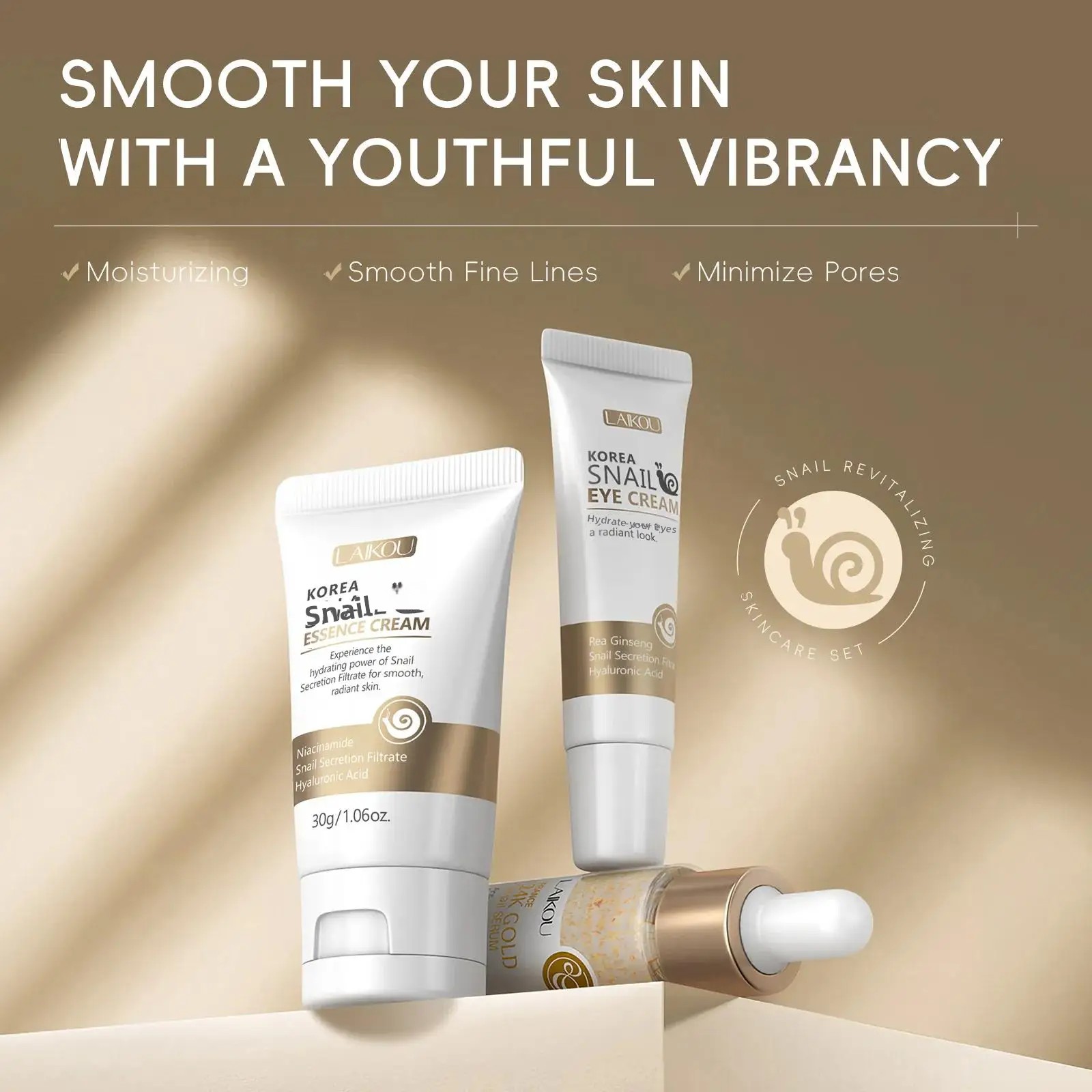 Serum Perawatan Kulit Emas 24K - Luxury Skincare China ulasan dan harga