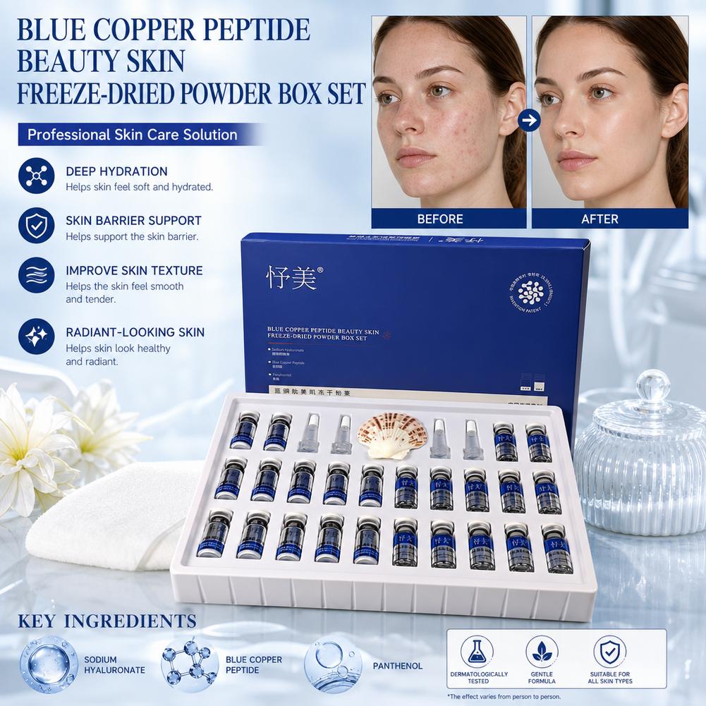 Serum GHK‑Cu Blue Copper Lyoph - Luxury Skincare Brands ulasan dan harga
