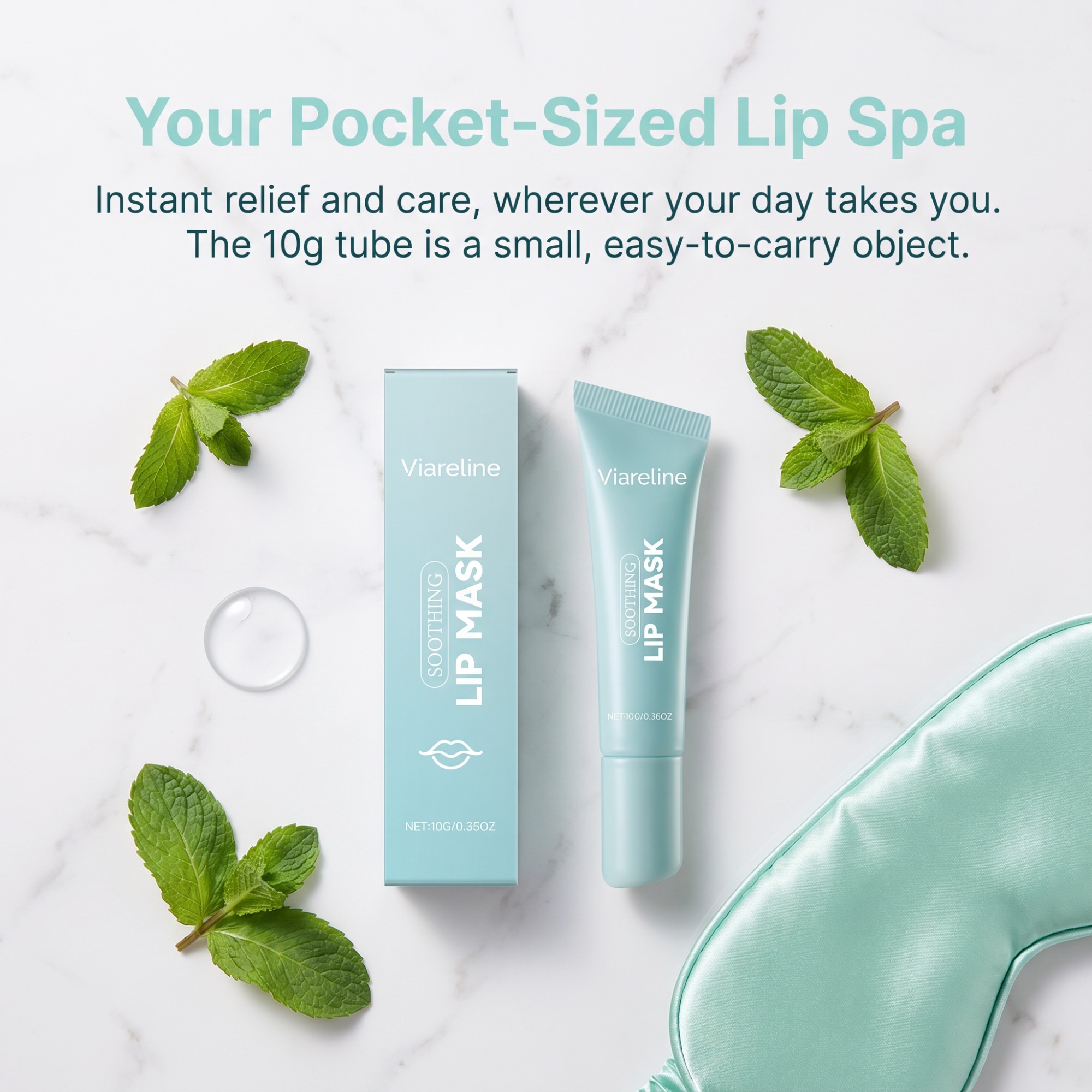 2026 New Menthol Soothing Lip  - Luxury Skincare Mask ulasan dan harga