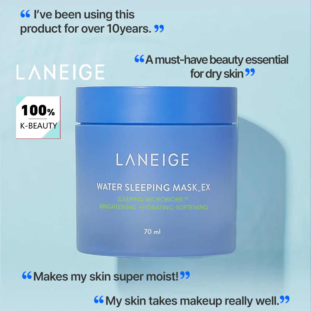 LANEIGE Water Sleeping Mask 70 - Luxury Skincare Korea ulasan dan harga