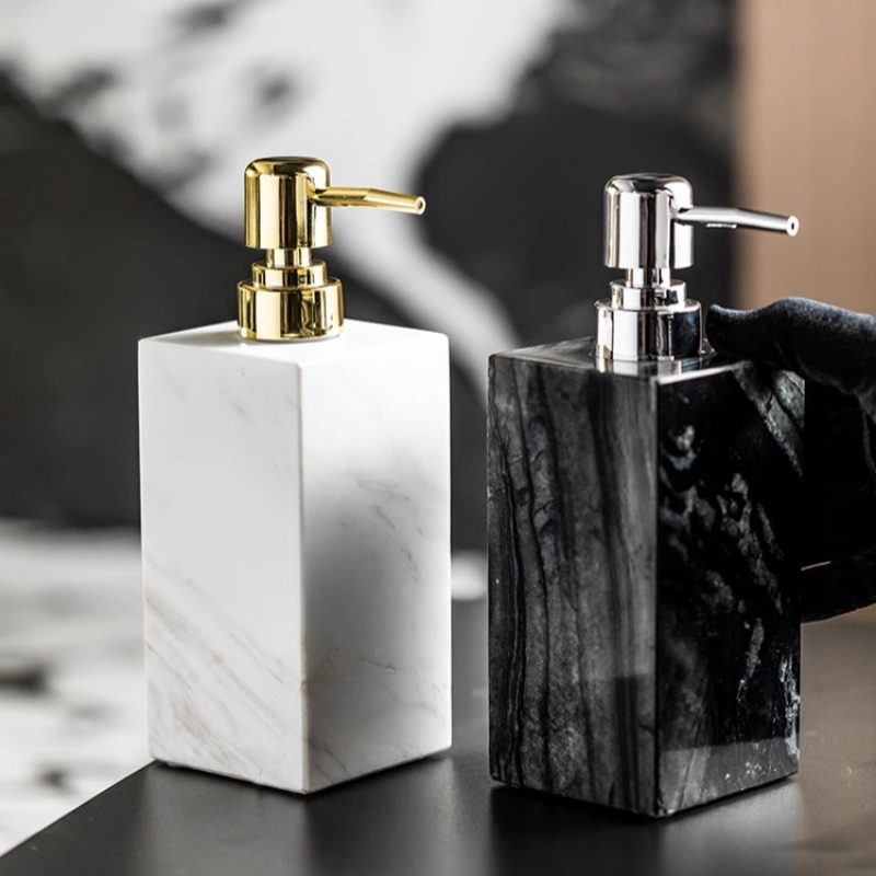 Botol Dispenser Sabun Marmer A - Luxury Natural Skincare ulasan dan harga