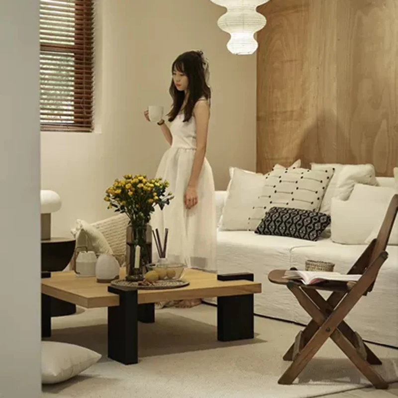 Meja Kopi Mewah Eropa Kayu Mod - Luxury Skincare China ulasan dan harga